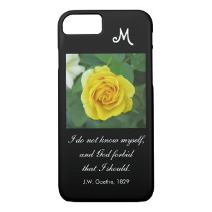 I do not know myself . . . (Goethe quote) Case-Mate iPhone Case