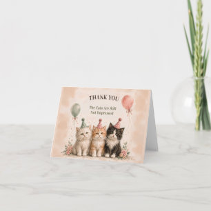 I Do Not Like My Birthday Party Thank You Card