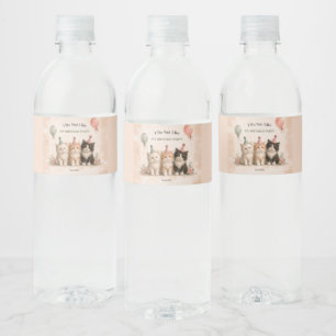 I Do Not Like My Birthday Party Water Bottle Label