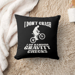 I Do Random Gravity Checks Off Road Bike Lovers Cushion