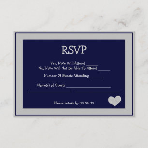 i do rsvp - custom card