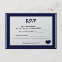 i do rsvp - navy