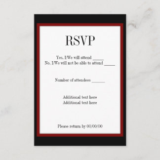 I Do Speech Bubble RSVP Card