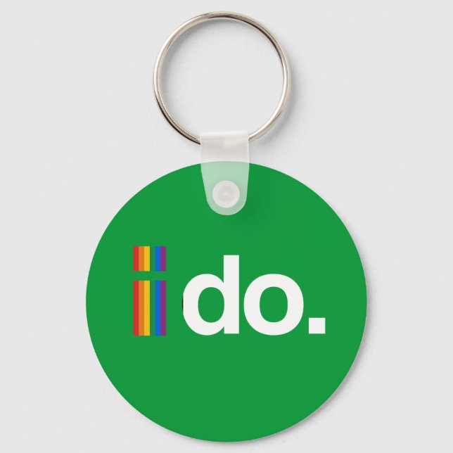 I DO WANT TO MARRY.png Key Ring (Front)