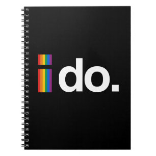 I DO WANT TO MARRY.png Spiral Notebook