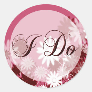 I Do Wedding Announcement Envelope Seal