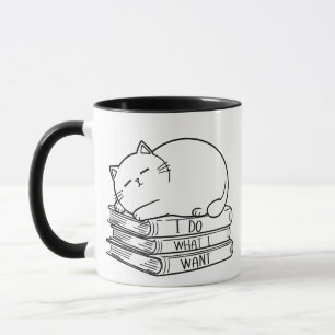 I Do What I Want Bold Funny Quote Design Mug