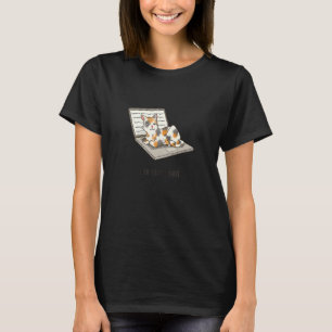 I Do What I Want Boss Cat Sitting On Laptop Cat Me T-Shirt