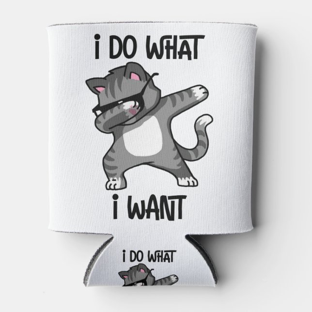 i do what i want cat owner can cooler (Front)