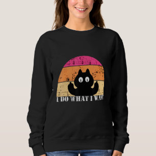 I Do What I Want Cat Tee Kitten Angry Paws Cat