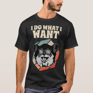 I Do What I Want Chihuahua Vintage Dog I Retro T-Shirt