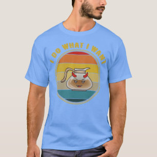 I Do What I Want Devil Coffee Pot Distressed T-Shirt