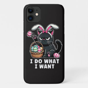 i do what i want Easter Cat Case-Mate iPhone Case