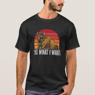 I Do What I Want Tortoiseshell Cat Tortie T-Shirt