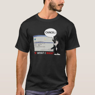 I Do What I Want Tuxedo Cat Cancel Download T-Shirt