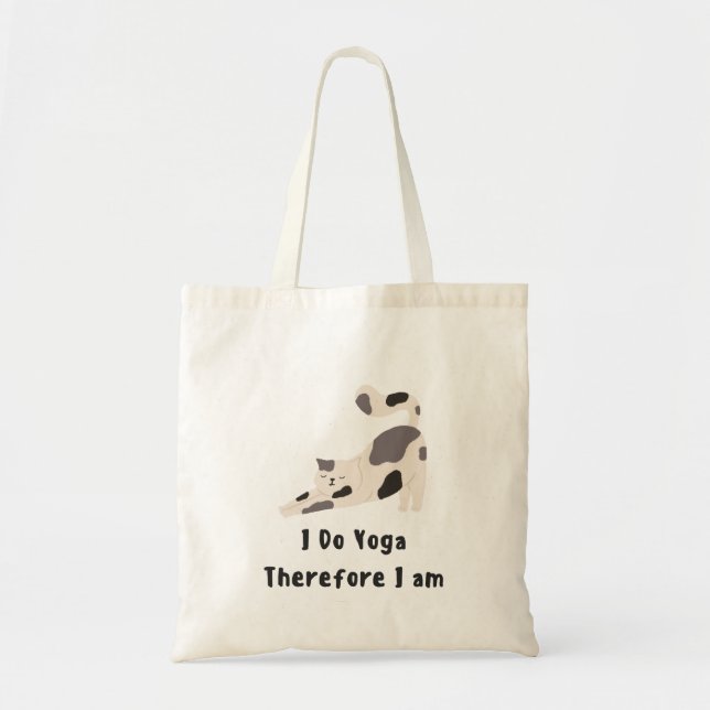 I do yoga therefore I am Tote Bag (Front)
