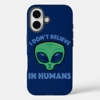 I Don’t Believe In Humans Cartoon Alien