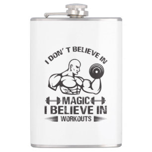 I Don’t Believe in Magic Hip Flask
