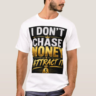 I Don’t Chase Money I Attract It – Gold Luxury Suc T-Shirt