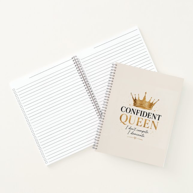 I Don’t Compete I Dominate Empowerment Checklist  Notebook (Inside)