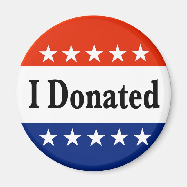I Donated Magnet (Front)