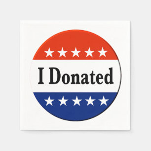 I Donated Napkin