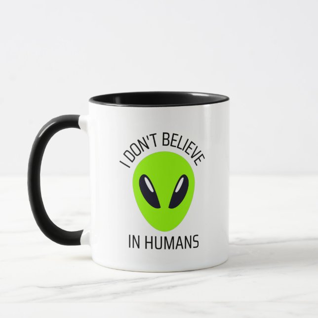 I Don't Believe in Humans    Coffee Mug (Left)