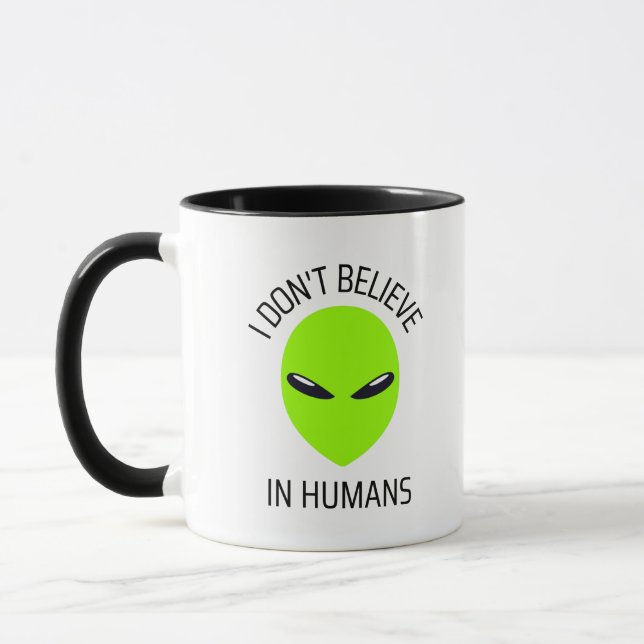 I Don't Believe in Humans    Coffee Mug (Left)