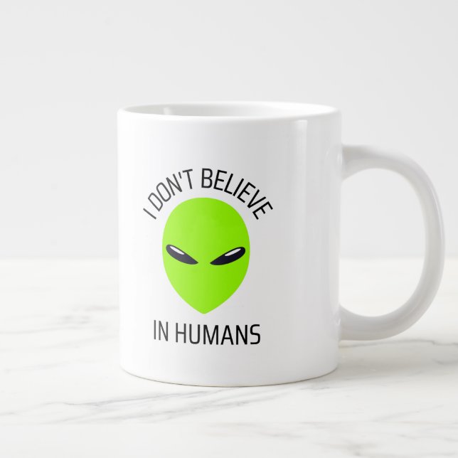 I Don't Believe in Humans    Coffee Mug (Right)