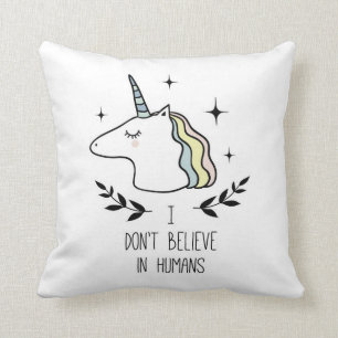 I Don't Believe In Humans Cushion