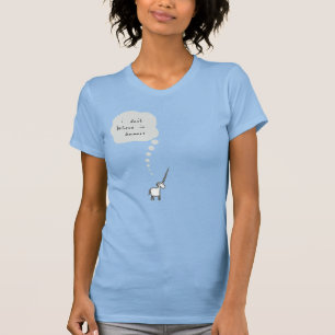 I dont believe in humans, Unicorn, T-Shirt
