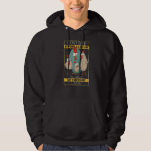 I Don't Care As Long As My Chickens Love Me Rabbit Hoodie
