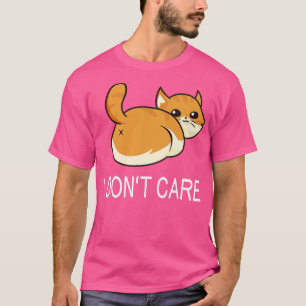 I dont care funny Cat Butt T-Shirt