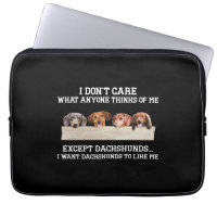 I Don't Care What Anyone Think Of Me Except Dachsh
