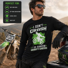 I Don't Crash I Do Random Gravity Checks Retro 
