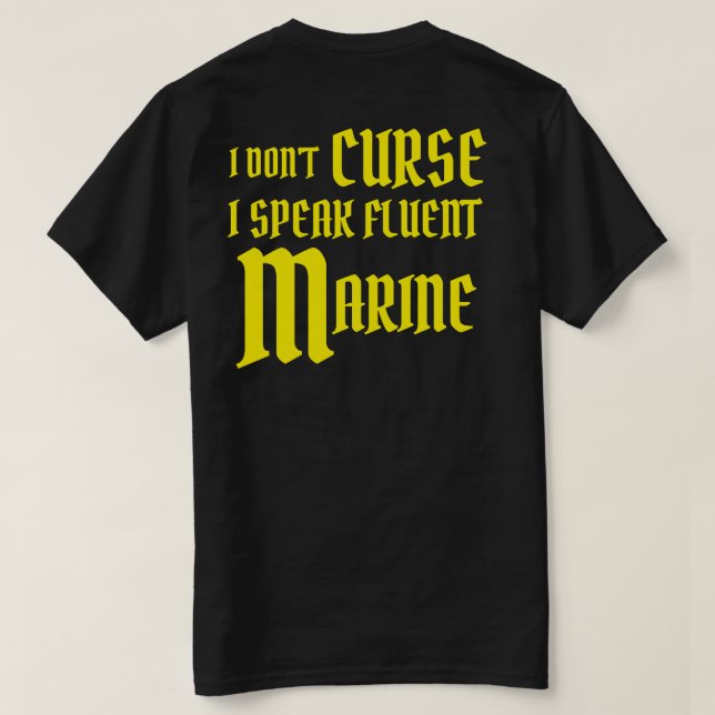 I DON'T CURSE T-Shirt (Design Back)