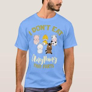I Don't Eat Anything that Farts Funny Vegan Vegeta T-Shirt