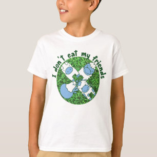 I Don't Eat My Friends vegan vegetarian cute anima T-Shirt