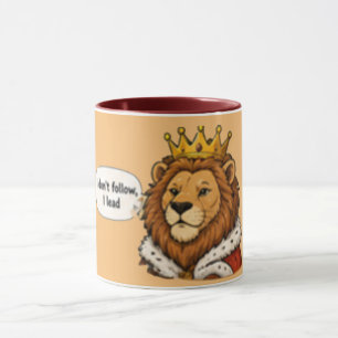 I Don't Follow, I Lead Motivational Coffee Mug