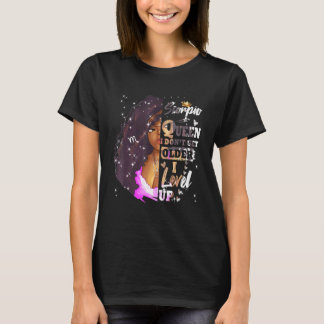 I Don't Get Older I Level Up Scorpio Black Queen T-Shirt