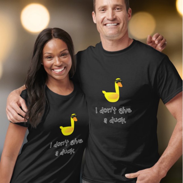 I don't give a Duck Humour T-Shirt (Creator Uploaded)