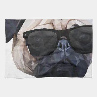 I Don't Give a Pug Tea Towel