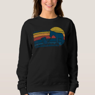 I Don't Give A Rat's Donkey Retro Vintage Saying 7 Sweatshirt
