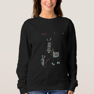 I Don't Give A Rat's Donkey Sarcastic Sarcasm Sweatshirt
