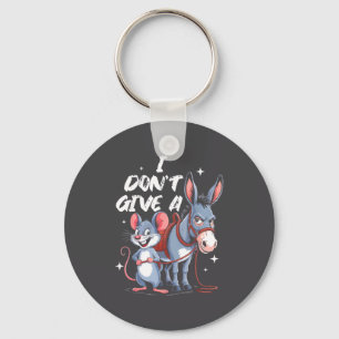 I Don't Give A Rats Mouse & Funny Key Ring