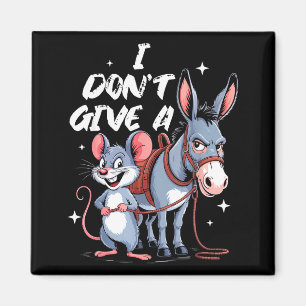 I Don't Give A Rats Mouse & Funny Magnet