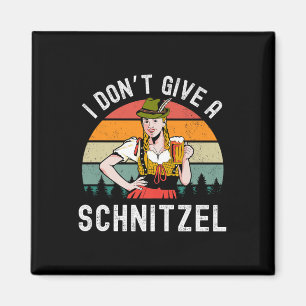 I Dont Give A Schnitzel Beer Wurst Funny German Pr Magnet