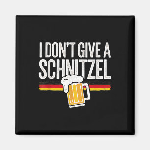 I Dont Give A Schnitzel German Beer Wurst Funny _1 Magnet