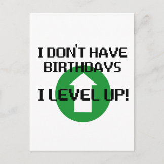 I Don't Have Birthdays... Postcard
