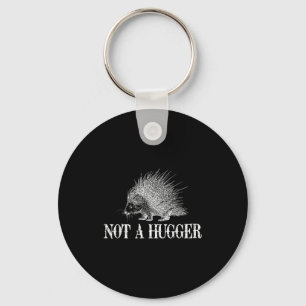 I Don't Hug Apparel Funny Introvert Rcune Tee - Un Key Ring